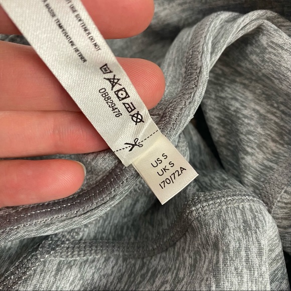 NEW Free People Movement High Rise Gray You’re A Peach 7/8 Leggings Size Small - Picture 8 of 12